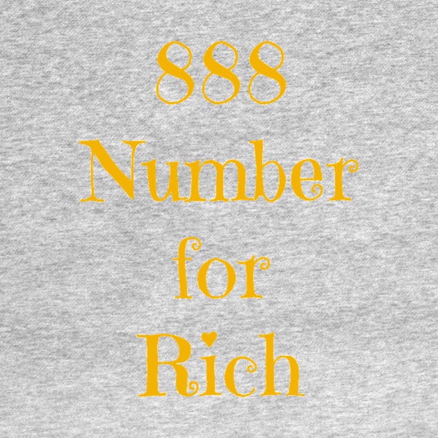 888 Number for Rich by ST8888